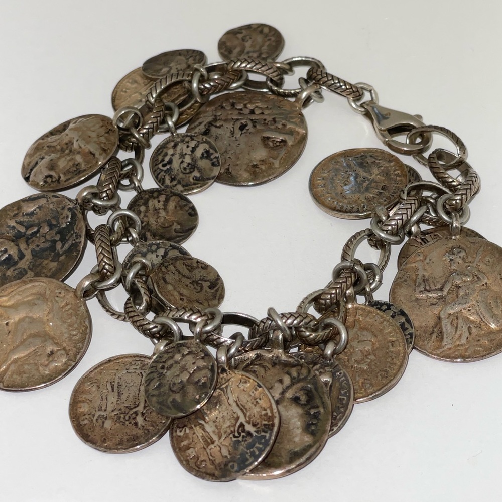 Silpada - Sterling Silver Coin Bracelet